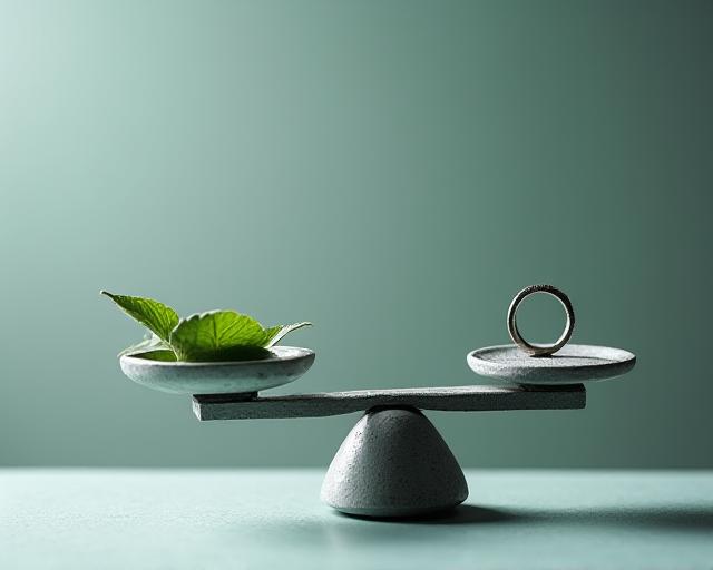 Artistic representation of ethical design and balance